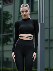 SKADI - LUMINOUS ALLURE LONG SLEEVES - BLACK - VECTOR SPORTSWEAR