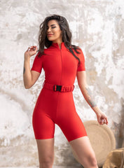 SNOTRA - JUMPSTART JUMPSUIT - RED - VECTOR SPORTSWEAR