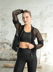 THRUD - AURORA BLOOM LONG SLEEVE - BLACK - VECTOR SPORTSWEAR