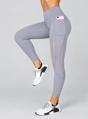 AirCore™ Mesh Pocket Leggings - Light Gray