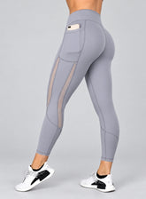 AirCore™ Mesh Pocket Leggings - Light Gray