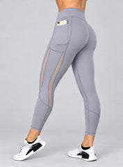 AirCore™ Mesh Pocket Leggings - Light Gray
