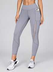 AirCore™ Mesh Pocket Leggings - Light Gray