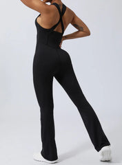 NORSE - VibeFlex Yoga Jumpsuit - Black - VECTOR SPORTSWEAR