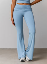 FlowRise - Ruched Waist Legging - Haze Blue - VECTOR SPORTSWEAR