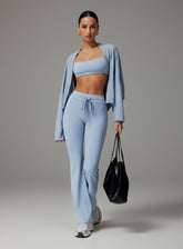 Batwing Long Sleeve Top - Gray Blue - VECTOR SPORTSWEAR