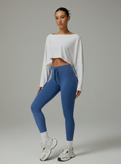 Batwing Long Sleeve Top - White - VECTOR SPORTSWEAR