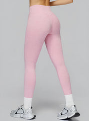 Women's seamless brushed high-waisted leggings with sculpt fit, designed for training and yoga | Vectorsportswear