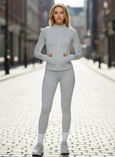 Women's CloudSense brushed seamless high-waist leggings in soft sculpt fit for gym and yoga | Vectorsportswear