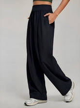 CloudDrape Activewear Pants - Black - VECTOR SPORTSWEAR