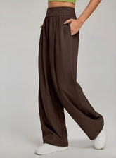 CloudDrape Activewear Pants - Mahogany - VECTOR SPORTSWEAR