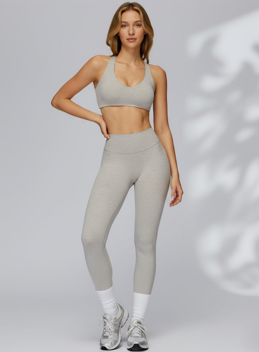 Women’s brushed seamless high-support sports bra with soft sculpt fit and ribbed underband | Vectorsportswear