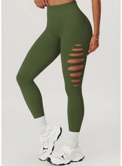 CoreForm Sculpt Cut Leggings - Army Green - VECTOR SPORTSWEAR