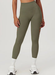 CoreForm Sculpt Cut Leggings - Grass Green - VECTOR SPORTSWEAR