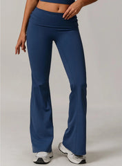 FlexFold™ Flare Leggings - Twilight Blue