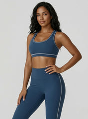 PowerFlex Sports Bra - Dark Blue - VECTOR SPORTSWEAR