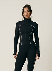 PowerFlex Zip Jacket - Black - VECTOR SPORTSWEAR