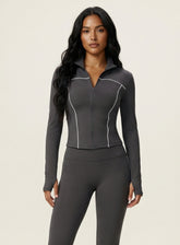 PowerFlex Zip Jacket - Dark Gray - VECTOR SPORTSWEAR