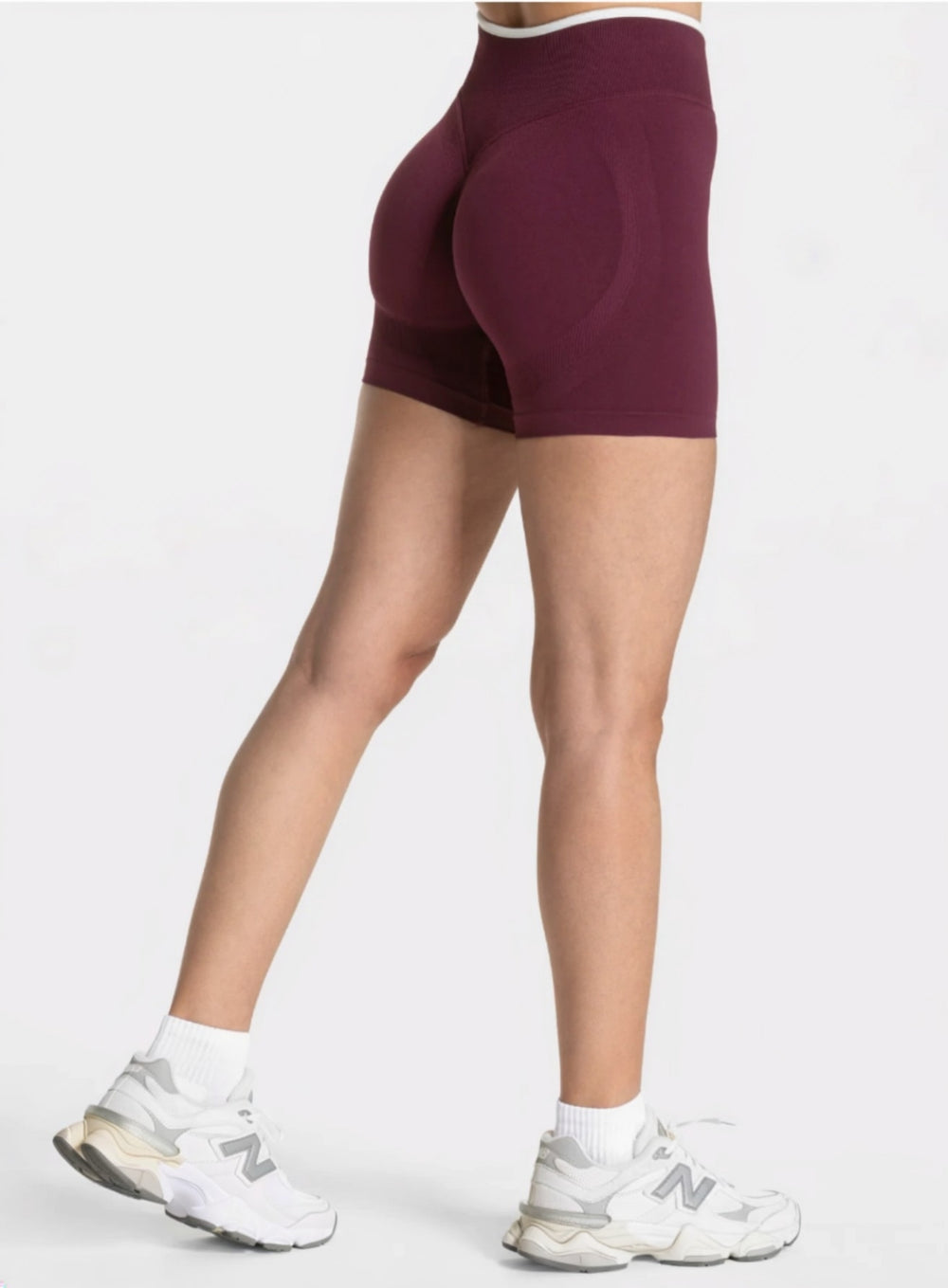 SculptCurve HydraFit Seamless Training Shorts – Maroon - VECTOR SPORTSWEAR