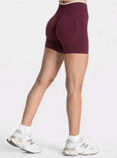 SculptCurve HydraFit Seamless Training Shorts – Maroon - VECTOR SPORTSWEAR
