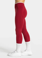 SculptCurve - HydraFit Seamless Legging - Cherry Red - VECTOR SPORTSWEAR