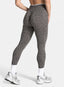 HydraFit Leopard Scrunch Leggings - Gray