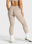 HydraFit Leopard Scrunch Leggings - Cream