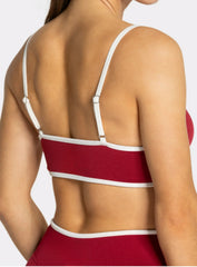 Athletica Sports Bra - Cherry Red - VECTOR SPORTSWEAR