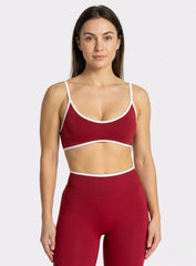 Athletica Sports Bra - Cherry Red - VECTOR SPORTSWEAR