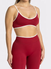 Athletica Sports Bra - Cherry Red - VECTOR SPORTSWEAR