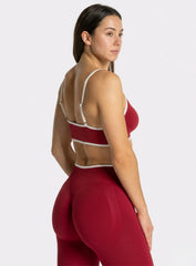 Athletica Sports Bra - Cherry Red - VECTOR SPORTSWEAR