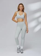 CloudSense Brushed Seamless high-support sports bra on model, designed for gym and yoga | Vectorsportswear