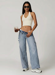 Vector Sportswear Essential Crop Top – Beige, sleek V-neck activewear top designed for comfort, style, and movement.