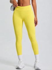 Hydrafit Scrunch Leggings - Bright Yellow