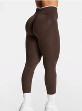 SculptCurve - HydraFit Seamless Legging - Brown - VECTOR SPORTSWEAR