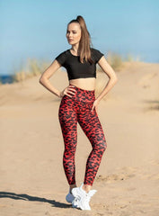 GONDUL - LEOPARD PRINT LEGGING - VECTOR SPORTSWEAR