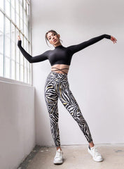 SKULD - RIPPLE STRIPE LEGGING - VECTOR SPORTSWEAR