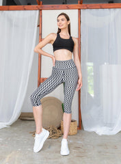 HERA - MID - CALF LEGGING - PATTERNED - VECTOR SPORTSWEAR