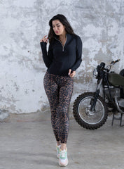 HERA - LONG SLEEVES WITH FINGER - BLACK - VECTOR SPORTSWEAR