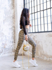 GONDUL - LEOPARD PRINT LEGGING - VECTOR SPORTSWEAR
