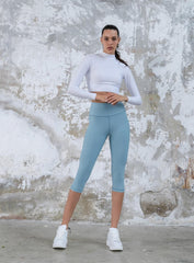 HERA - MID - CALF LEGGING - WATERFALL BLUE - VECTOR SPORTSWEAR