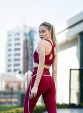 HERA - HELIX SPORTS BRA - MAROON - VECTOR SPORTSWEAR