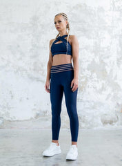 HESTIA - FORM - FITTING LEGGING - NAVY BLUE - VECTOR SPORTSWEAR