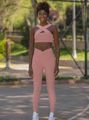 NORSE - V SHAPE LEGGING - PINK - VECTOR SPORTSWEAR