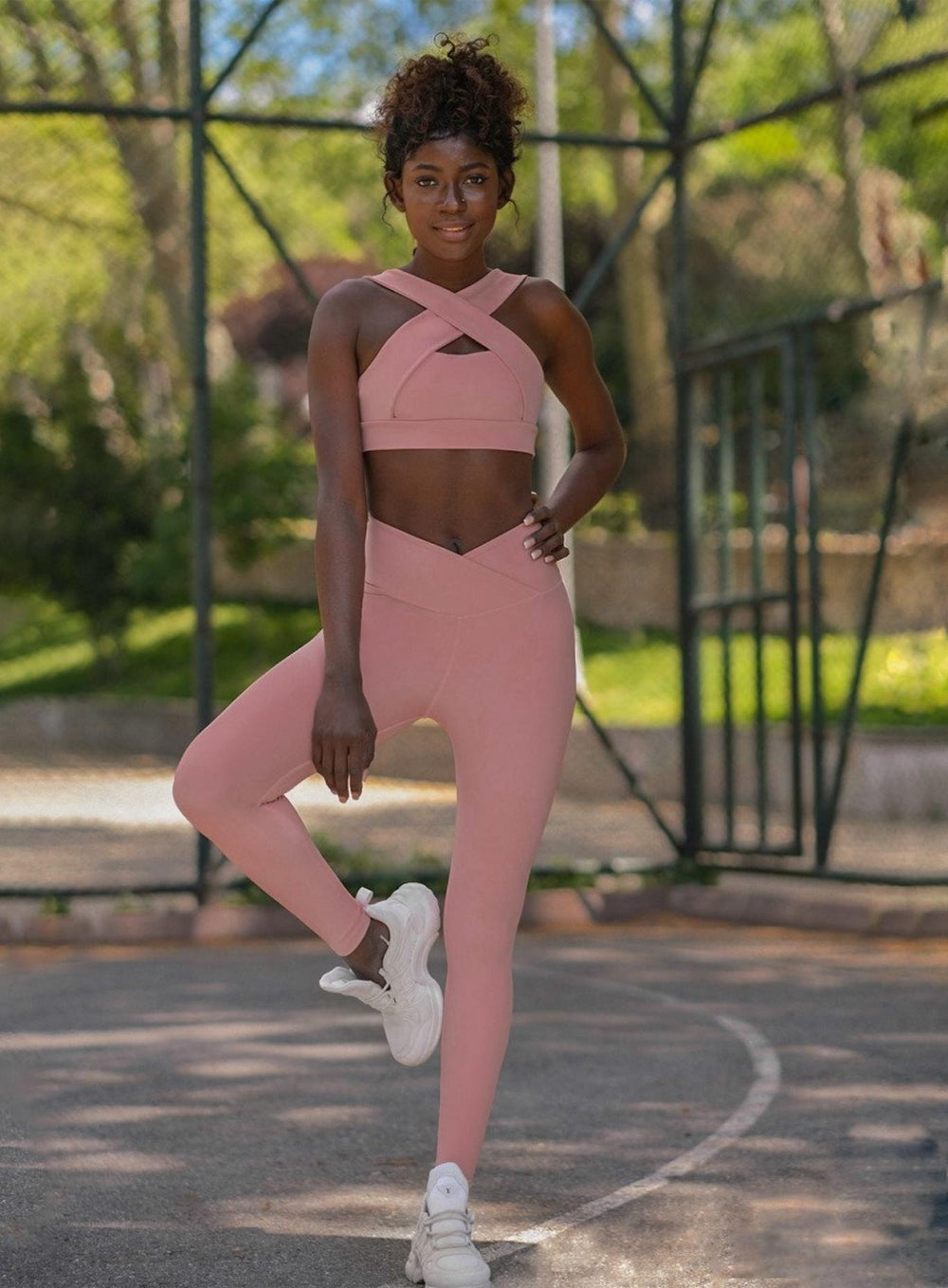 NORSE - V SHAPE LEGGING - PINK - VECTOR SPORTSWEAR