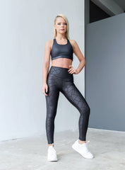 FREYA - CHIC CHAPS LEGGING - BLACK - VECTOR SPORTSWEAR
