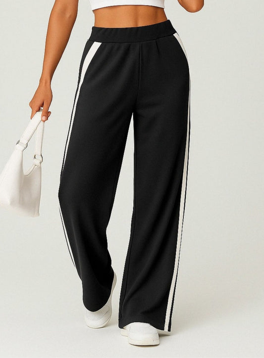 ComfiCore - Wide Leg Lounge Pant - Black - VECTOR SPORTSWEAR