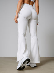 GERD – Wide-Leg Fitness Legging - Coconut Milk White