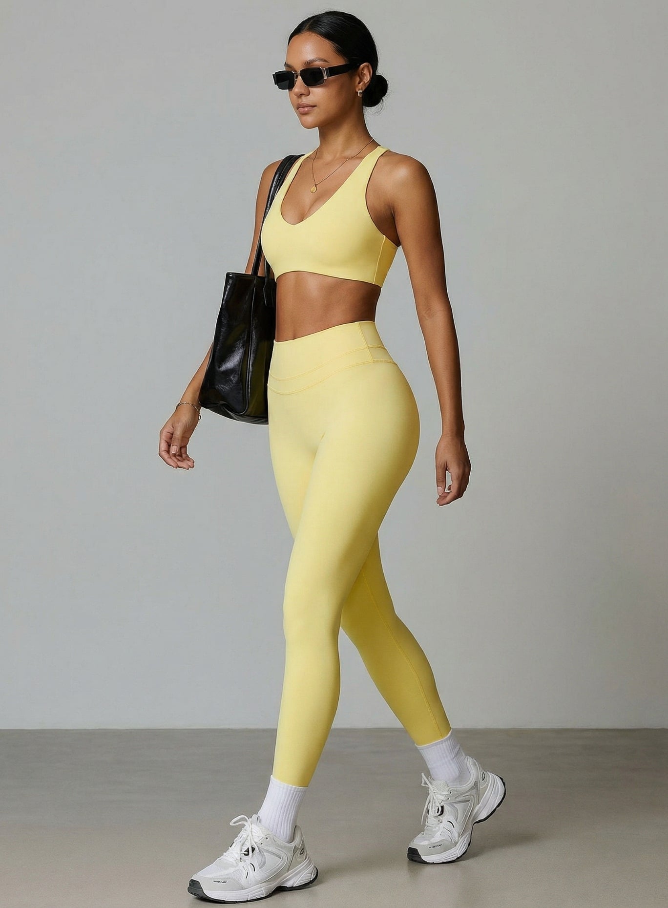 CoreFlow Sports Bra - Goose Yellow - VECTOR SPORTSWEAR