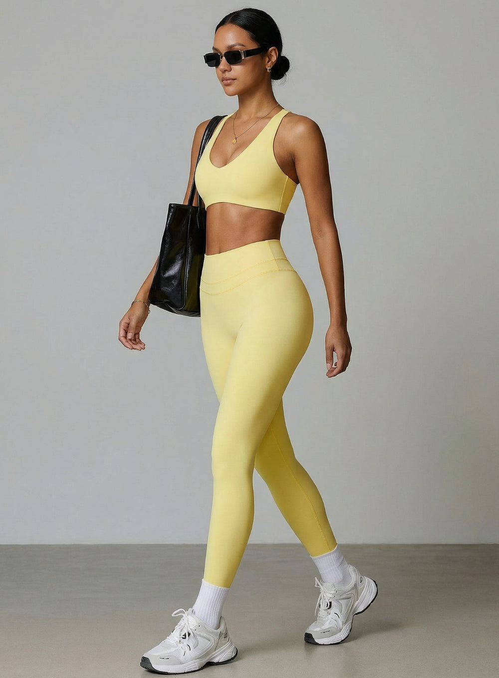 CoreFlow Sports Bra - Goose Yellow - VECTOR SPORTSWEAR